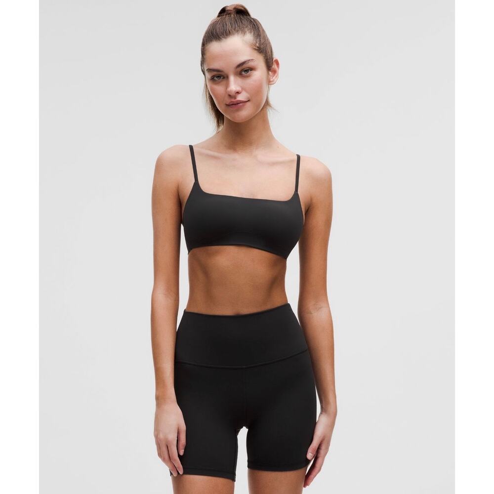 Lululemon Like a Cloud Spaghetti Strap Bra Black 4